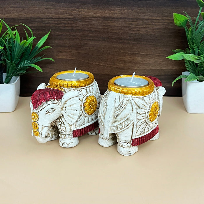 Handmade Elephant Candle Set