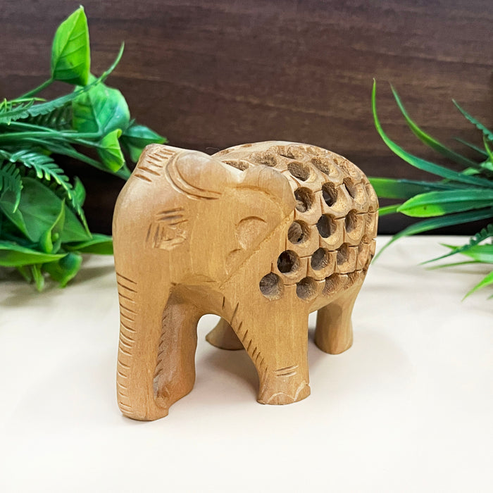 Handcrafted Wooden Elephant