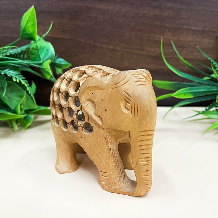 Handcrafted Wooden Elephant