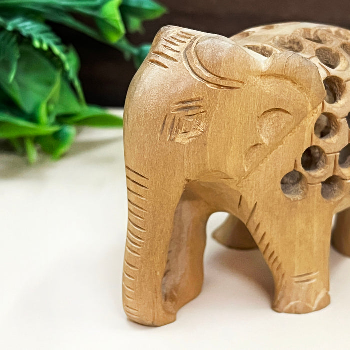 Handcrafted Wooden Elephant