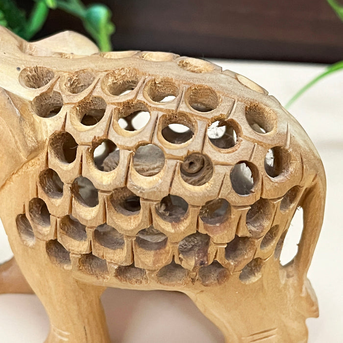 Handcrafted Wooden Elephant