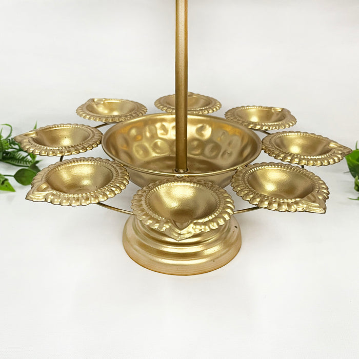 Elevate your home decor with this exquisite 3-tier urli bowl set