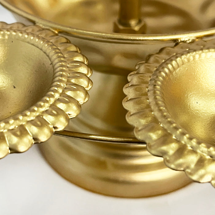 Elevate your home decor with this exquisite 3-tier urli bowl set