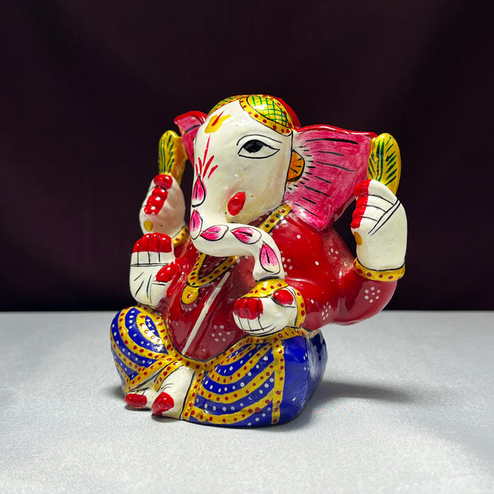 Handcrafted Modern Ganesh Ji Murti - 9.5 Inch Decorative Sculpture