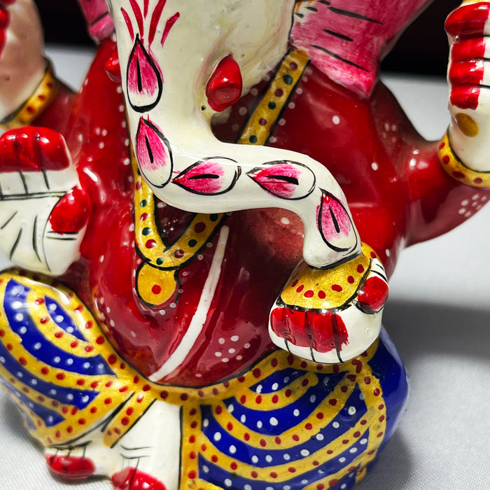 Handcrafted Modern Ganesh Ji Murti - 9.5 Inch Decorative Sculpture