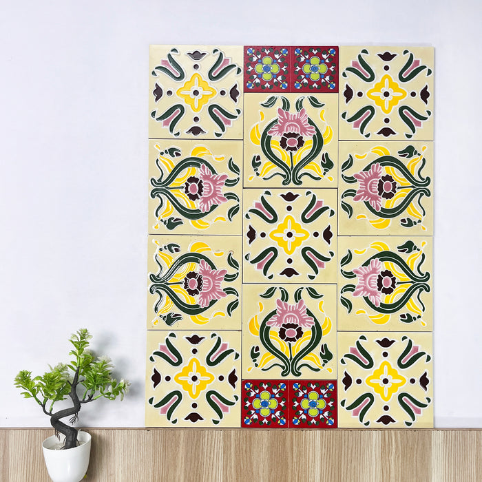 Hand Painted Indian & Moroccan Inspired Ceramic Tiles