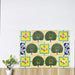 Hand Painted Peacock Design Indian & Moroccan Inspired Ceramic Tiles