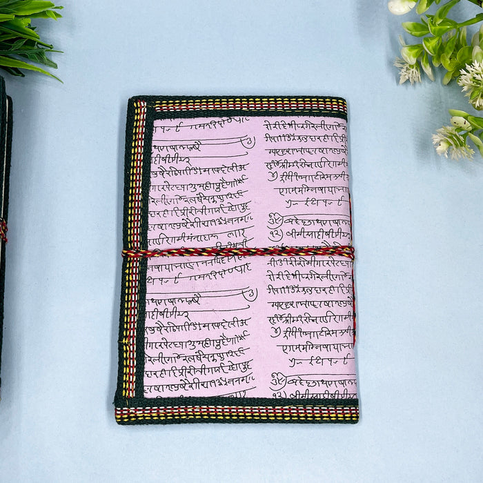 Handmade Cotton Paper Diary with Om Symbol