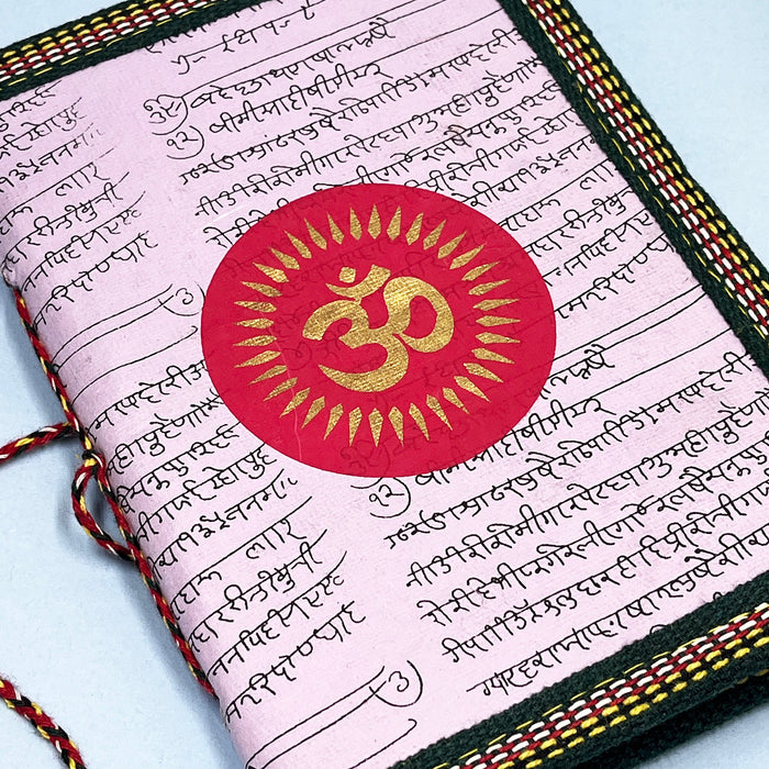 Handmade Cotton Paper Diary with Om Symbol