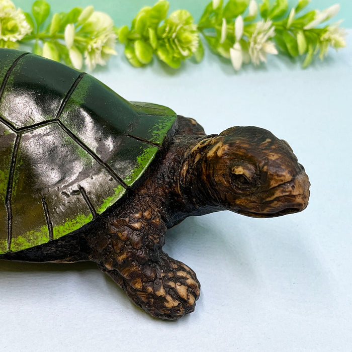 Handcrafted Turtle Showpiece | Decorative Tortoise Figurine for Home & Office