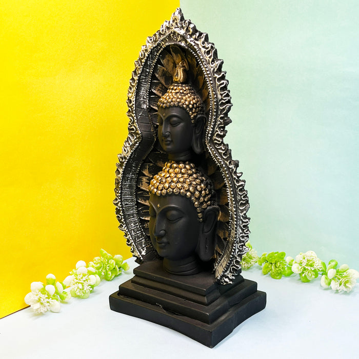 Exquisite Black Resin Buddha Statue for Mindful Spaces