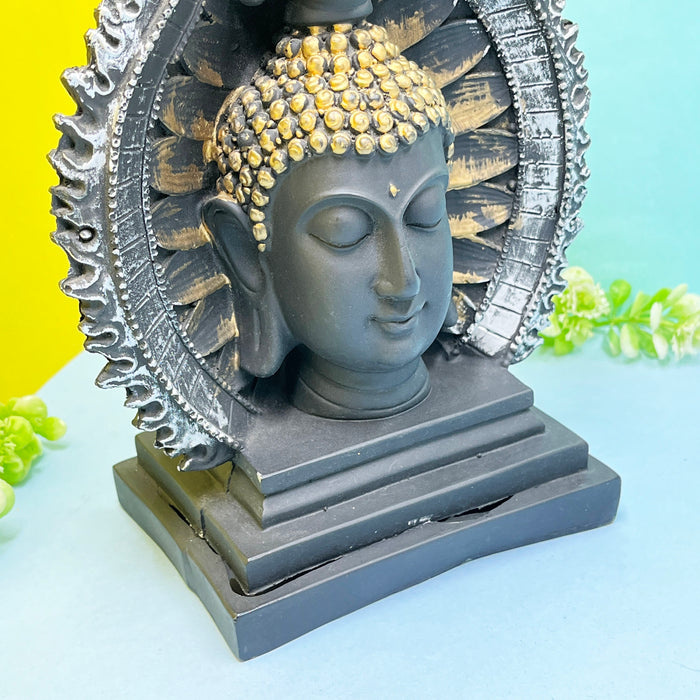 Exquisite Black Resin Buddha Statue for Mindful Spaces