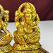 Brass Finish Metal Laxmi Ganesh Diya