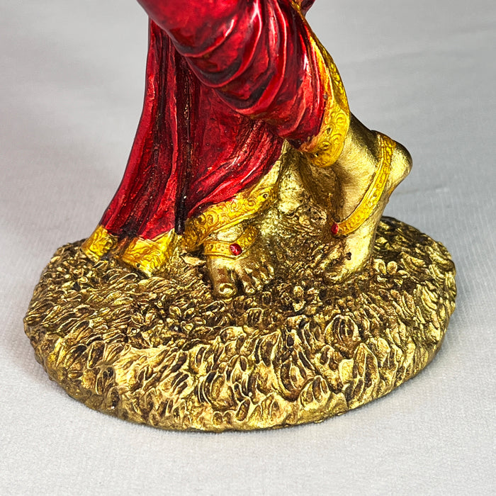 Lord Krishna Playing Flute Standing Idol