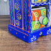 Buy Blue Color Handcrafted Wooden 9 Drawer Ceramic Box