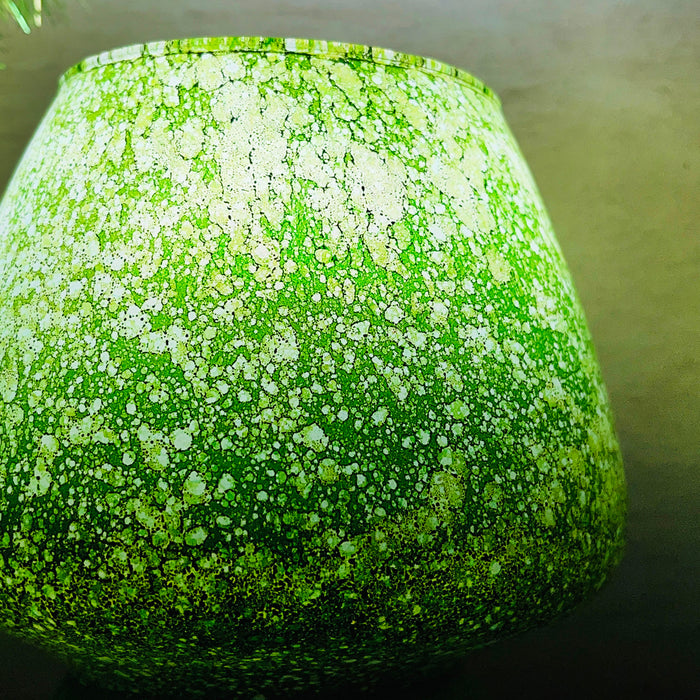 Lampe mosaïque colorée