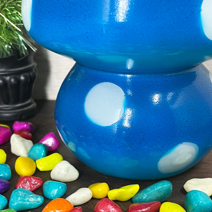 Lampe mosaïque colorée