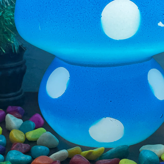 Lampe mosaïque colorée