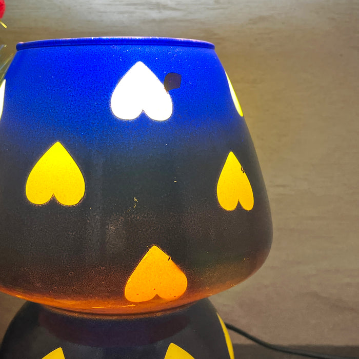 Lampe mosaïque colorée