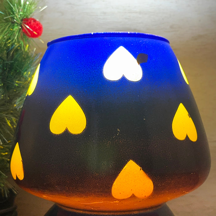 Lampe mosaïque colorée