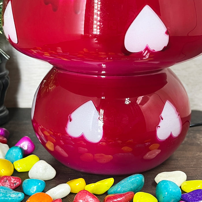 Lampe mosaïque colorée