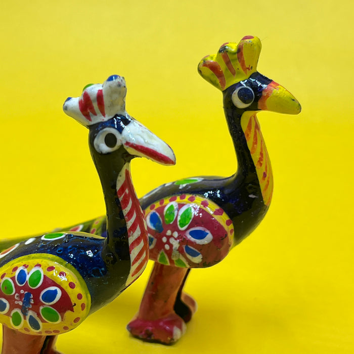 Handcrafted Decorative Peacock Showpiece Set | Traditional Home Décor