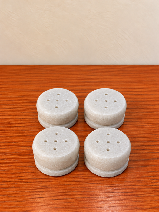 Marble Incense Stick Holder Set, White Marble Agarbatti Stand for Home & Pooja