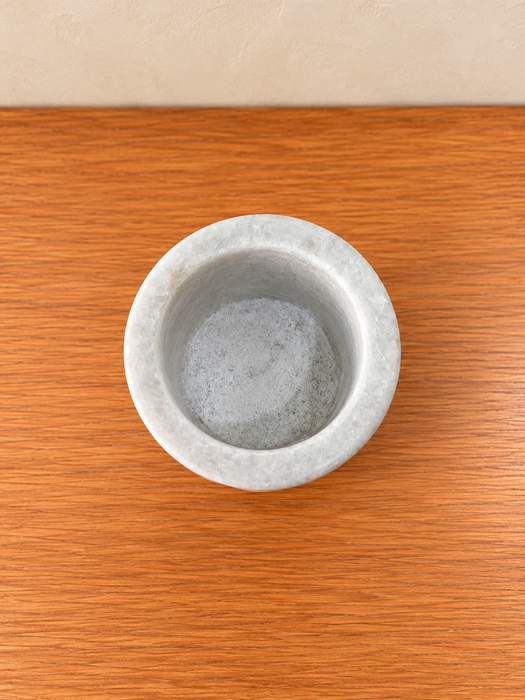 Handcrafted Marble Imam Dasta Mortar and Pestle Set, Traditional Kitchen Accessory