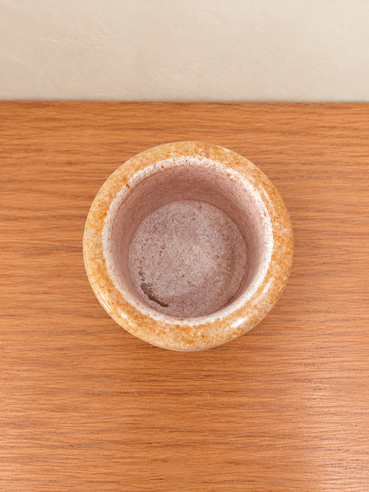 Handcrafted Marble Imam Dasta Mortar and Pestle, Traditional Kitchen & Pooja Accessory