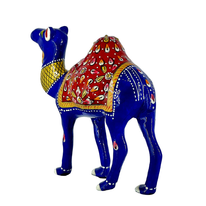 Handcrafted Meenakari Metal Camel Statue