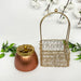 Metal Gift Basket With Copper Or Gold Polish Dry Fruit Jar 4
