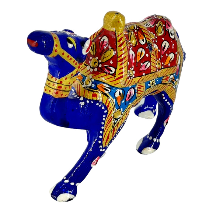 Rajasthani Meenakari Kanthi Camel Figurine Statue