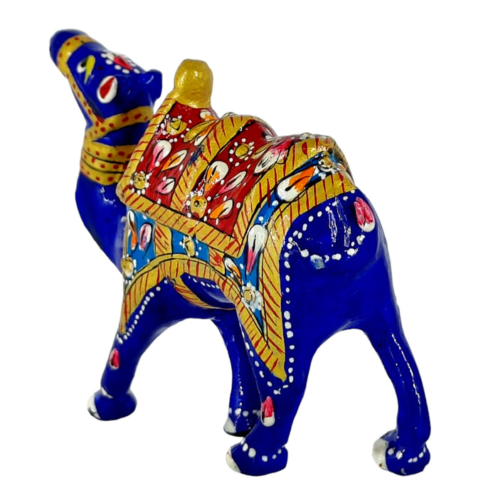 Rajasthani Meenakari Kanthi Camel Figurine Statue