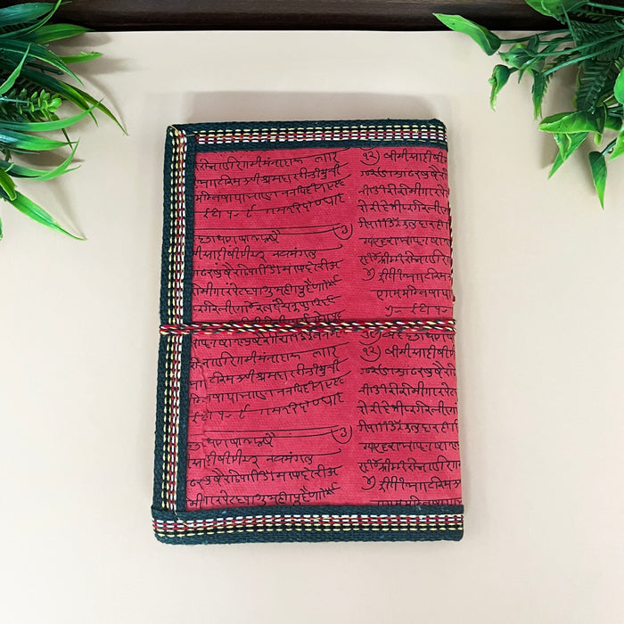 Rajasthani Puppet Printed Handmade Cotton Paper Diary