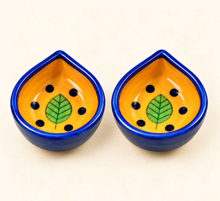 Handmade Ceramic Diyas – Traditional Indian Festive Décor by Diwam Handicrafts