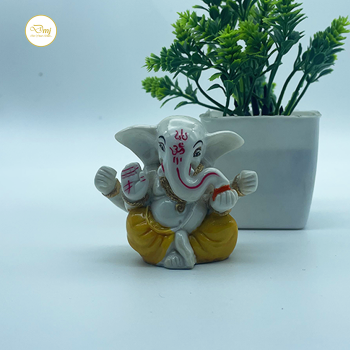 Handcrafted Lord Ganesha Idol for Home Decor & Puja | Decorative Ganpati Murti