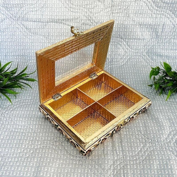 Wooden Box | Set of 28 Handmade MDF Meenakari Boxes | Indian Storage, Bulk Wholesale