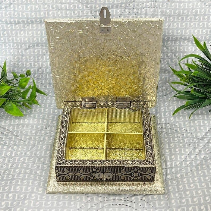 Wooden Dry Fruit Box Set of 32 – 6x6 Inch Handmade Indian Wedding Favor Box bulk