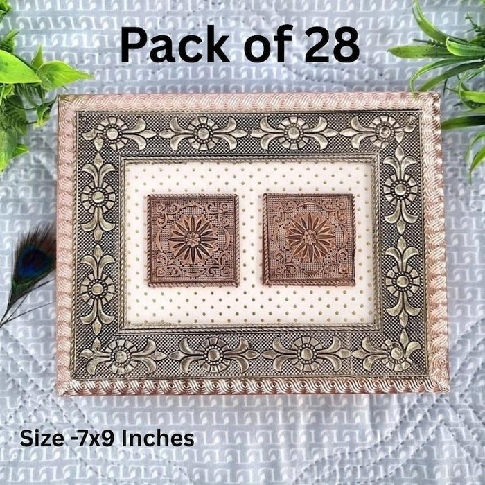 Wooden Box | Set of 28 Handmade MDF Meenakari Boxes | Indian Storage, Bulk Wholesale