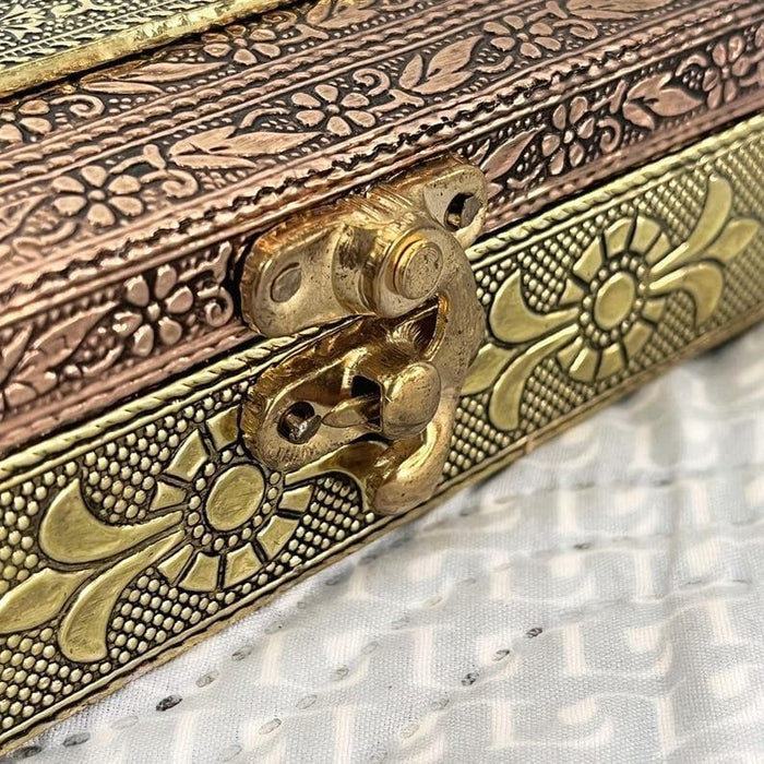 Wooden Dry Fruit Box Set of 32 – 6x6 Inch Handmade Indian Wedding Favor Box bulk