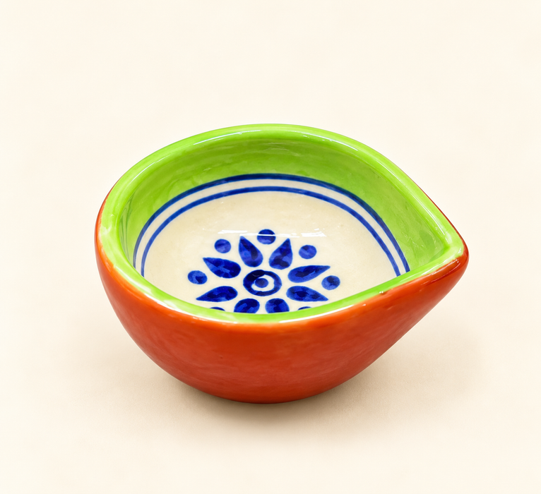 Handmade Ceramic Diyas – Traditional Indian Festive Décor by Diwam Handicrafts